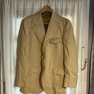 Vintage Men's Beige Jacket